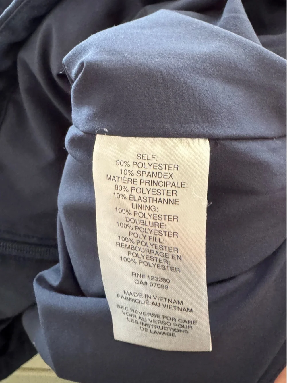 Travis Mathew Men’s Navy Puffer Jacket XL